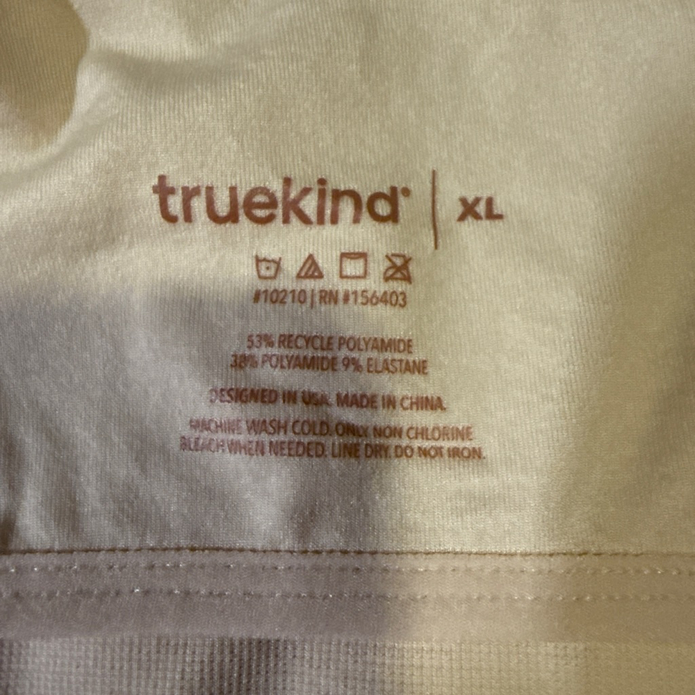 Women's truekind Beige Wireless Bra XL - Picture 8 of 9